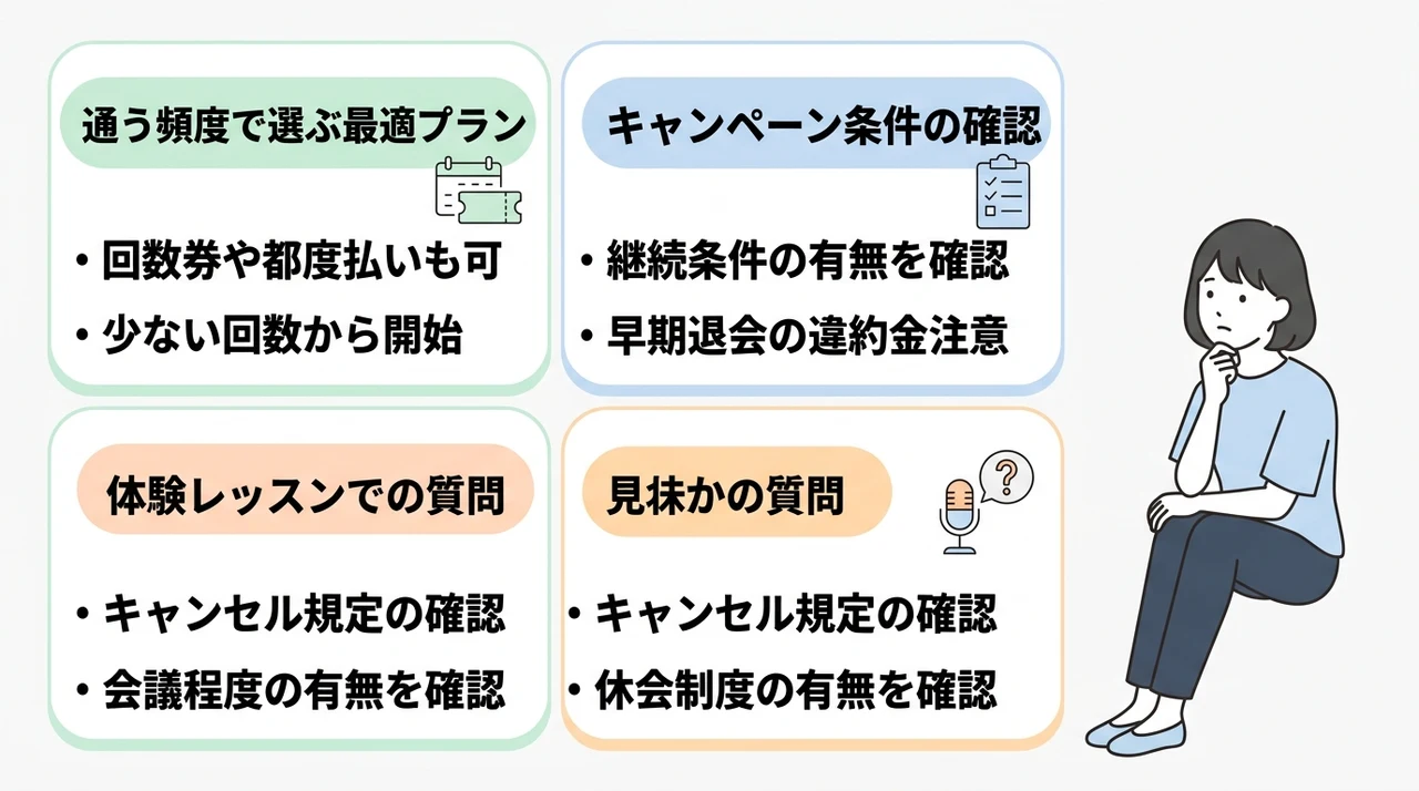 ドクターピラティス表参道で損しにくいプランの選び方