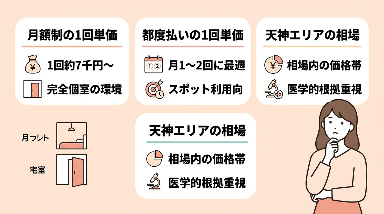 Dr.ピラティス福岡天神の料金は高い?