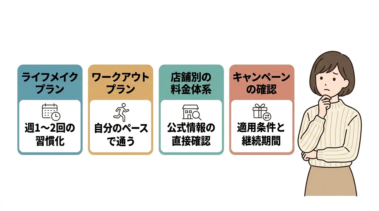 たまプラーザ店の料金プラン一覧と店舗別の注意点